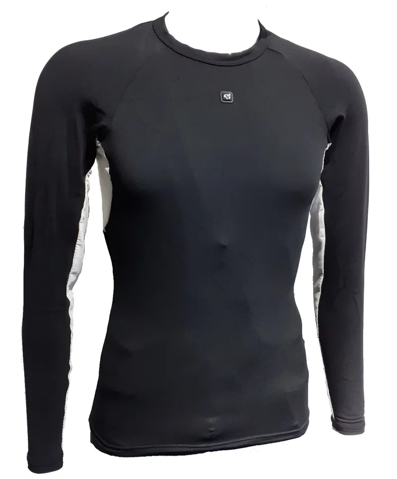 De Marchi Contour Long Sleeve Undershirt Base Layer in Black